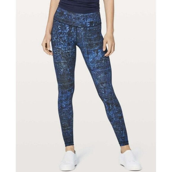 Lululemon Pants - Lululemon Wunder Under Hi-Rise Tight 28" City Lights Multi Sz 6 EUC